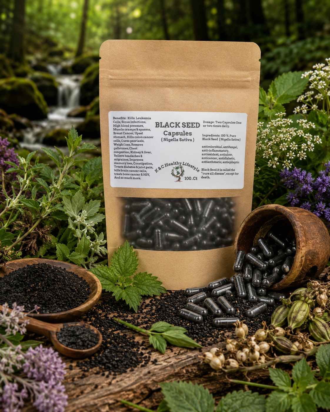 BlackSeed Capsules (Nigella sativa)
